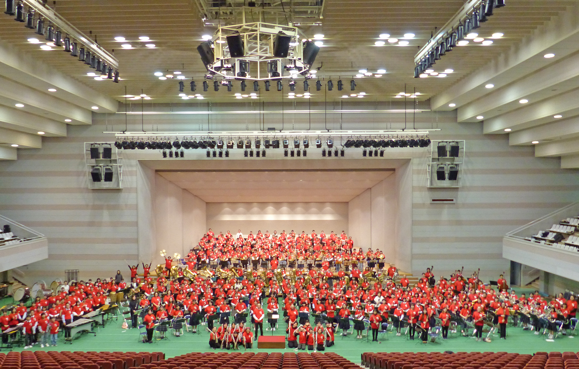 出演者は宗像･福津の吹奏楽愛好家たち総勢420名！