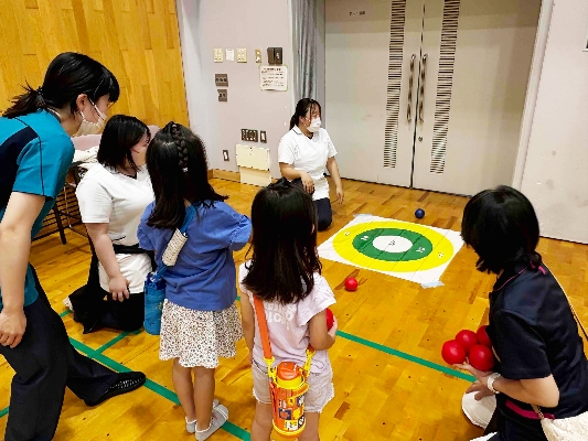 19-「医療法人林外科内科クリニック」の皆さんとボッチャゲーム