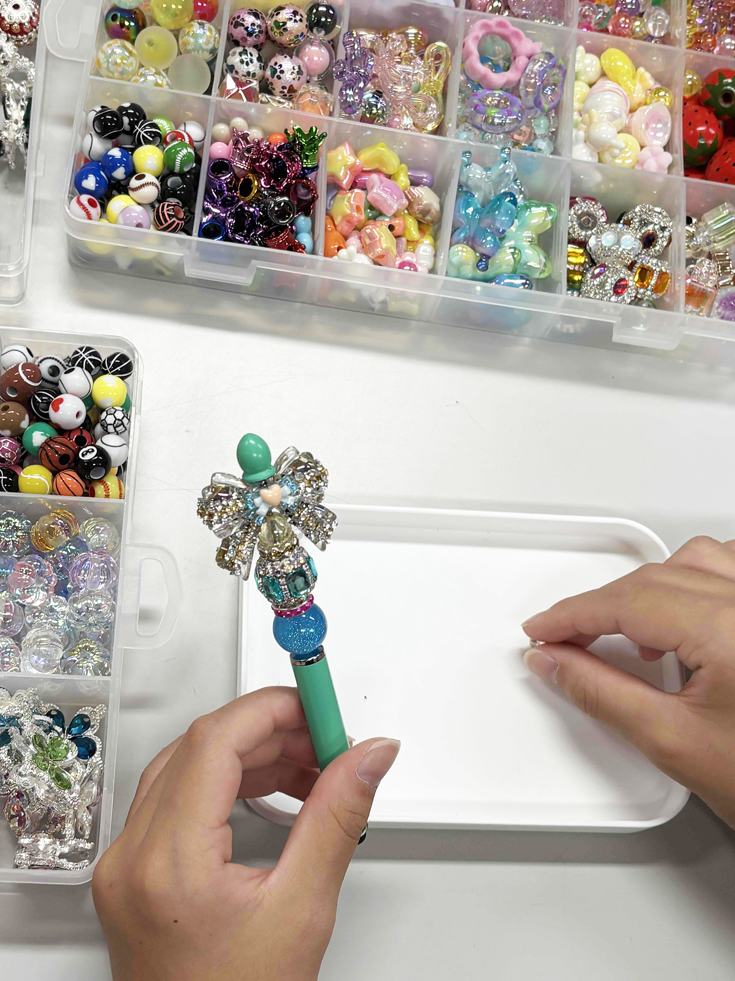 08-爽やかな夏色デコレーションペンが完成！
