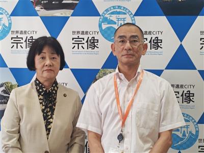 派遣職員と伊豆市長