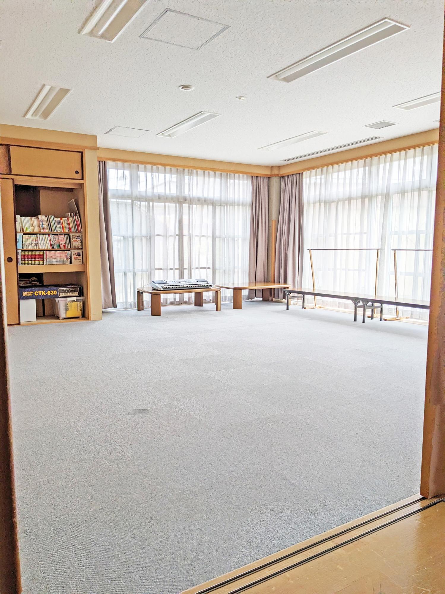 広い部屋でゴロゴロするのも気持ちよさそう