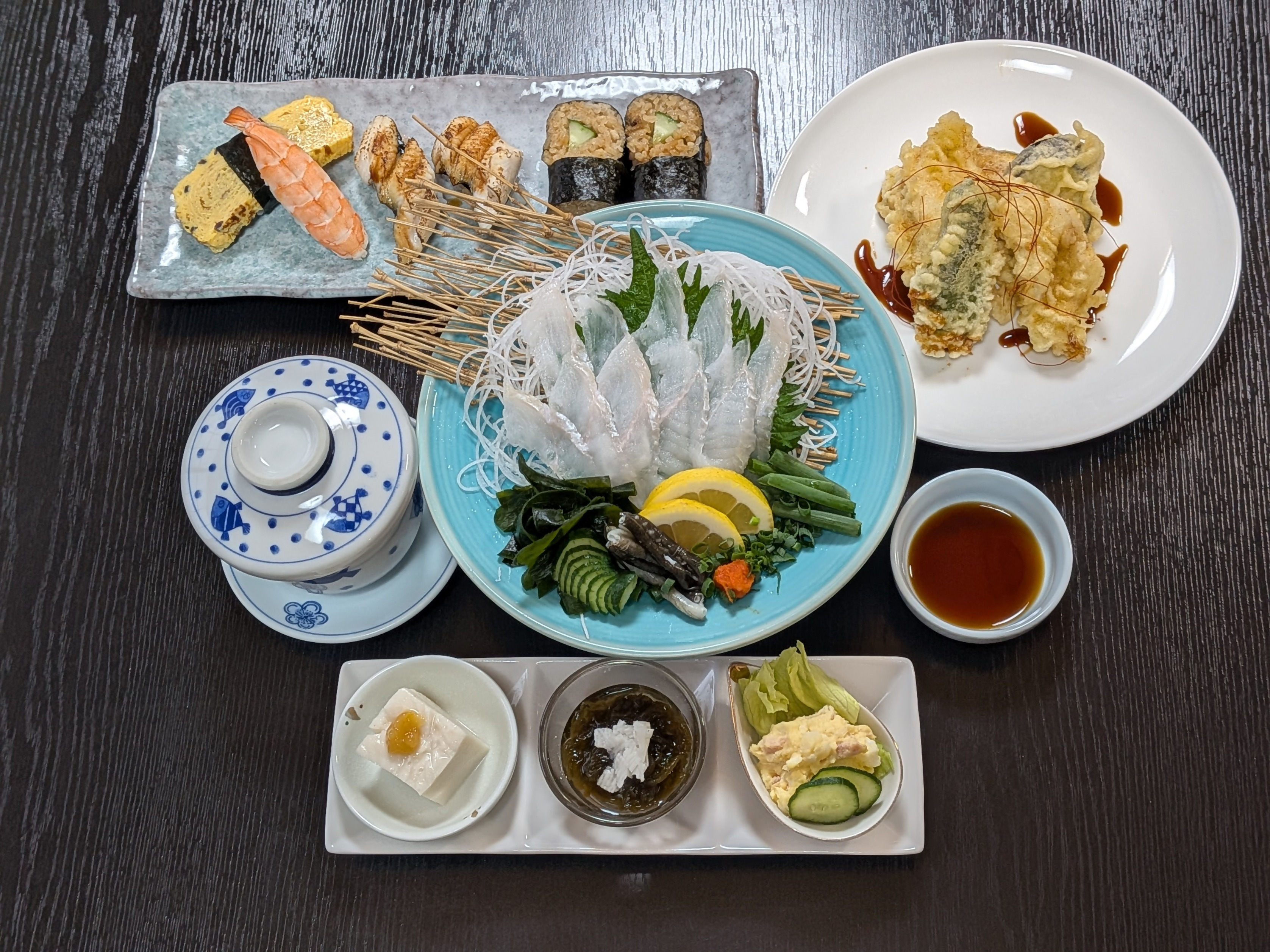 ふく仙あなごのセイロ蒸し