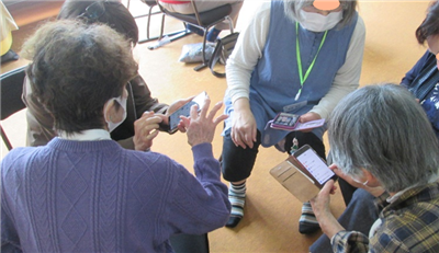 SOS　スマホ講座の様子