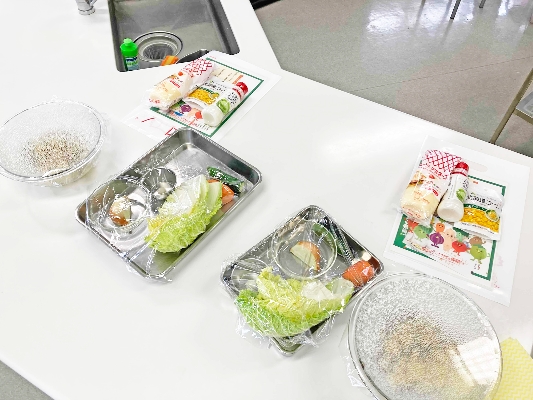 10　白菜のコールスロー風サラダの食材