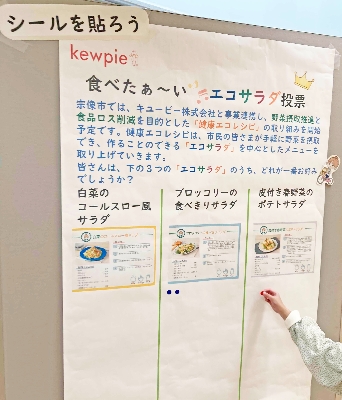 07　好きなサラダに投票するエコサラダ投票