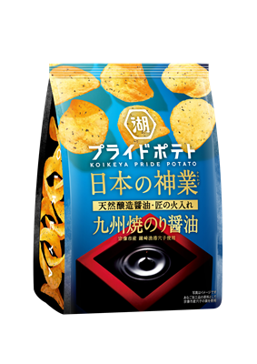 湖池屋プライドポテト 日本の神業 九州焼きのり醤油