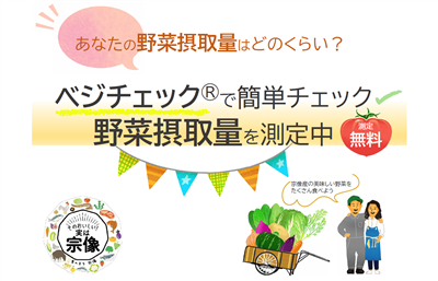 べジチェック測定会看板