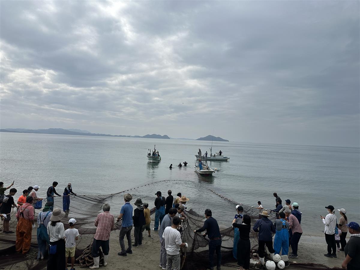 地島地引網の画像