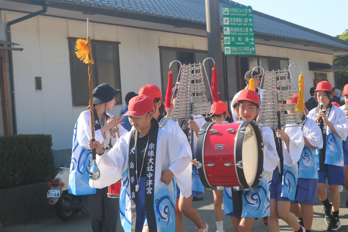 本年度も本校児童生徒は「みあれ祭」に参加しました。の画像