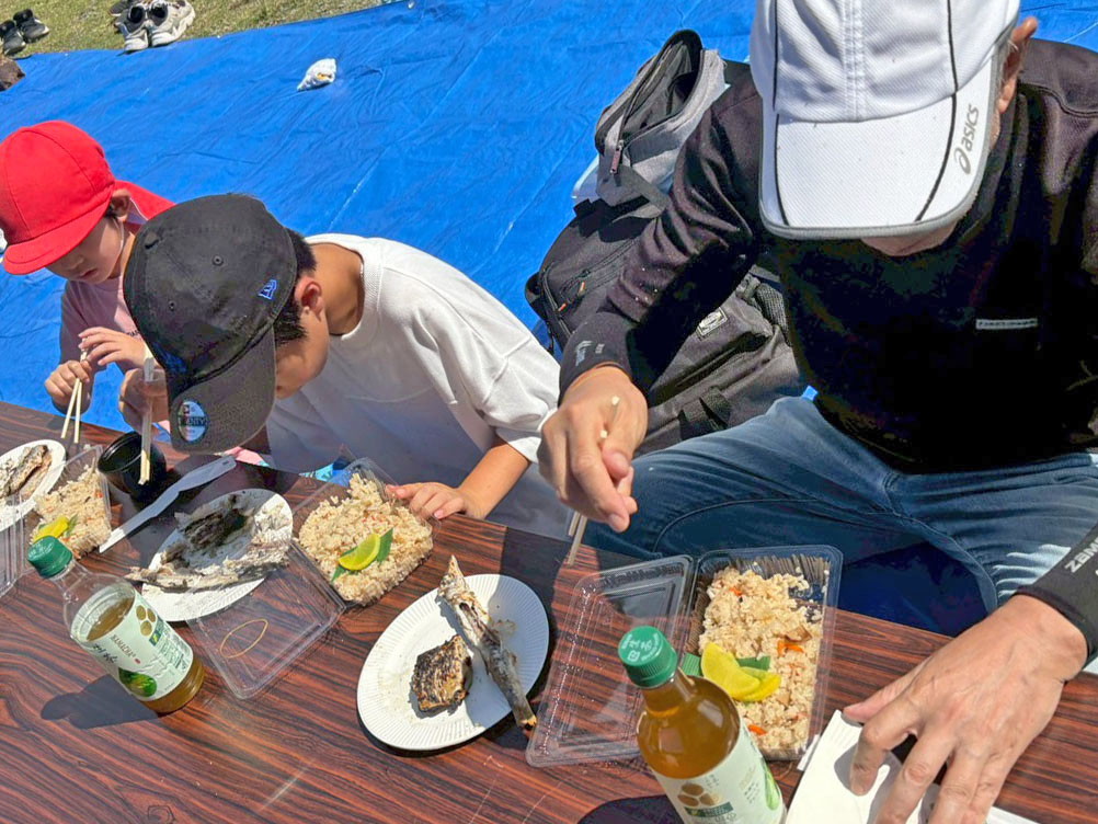 10大人気のかしわごはんをいただきます