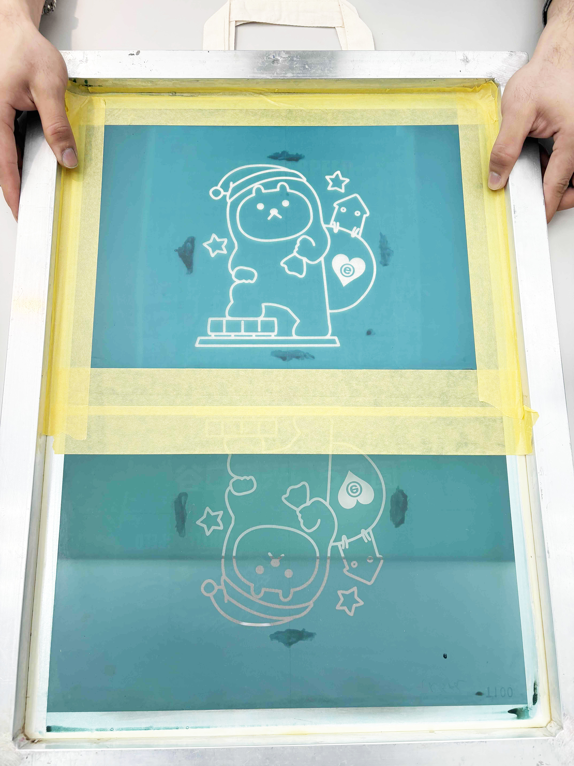 06使用するテンちゃんの型。サンタ姿が可愛い！