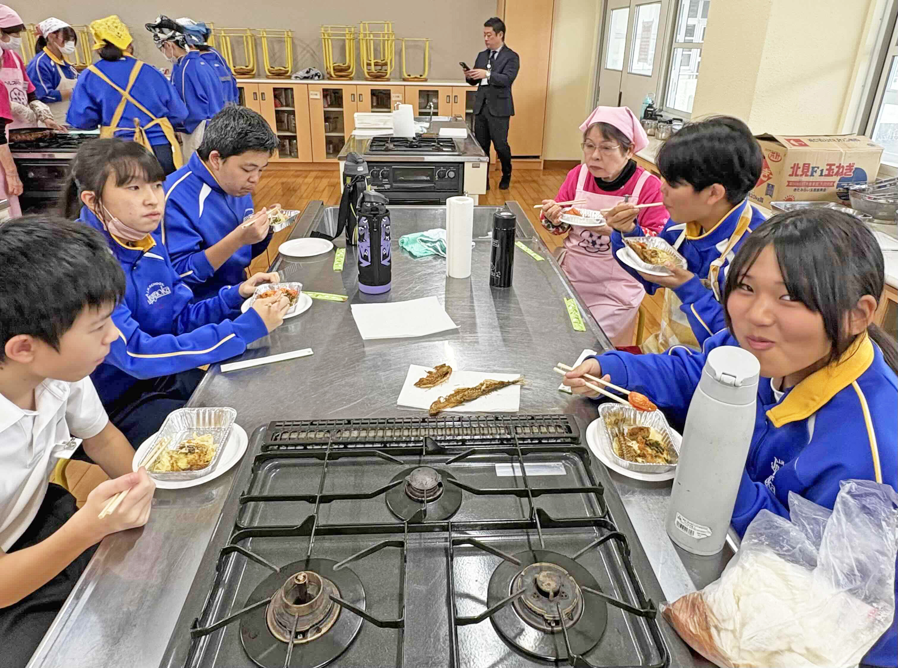 10「おいしい〜！」みんなペロリと完食でした