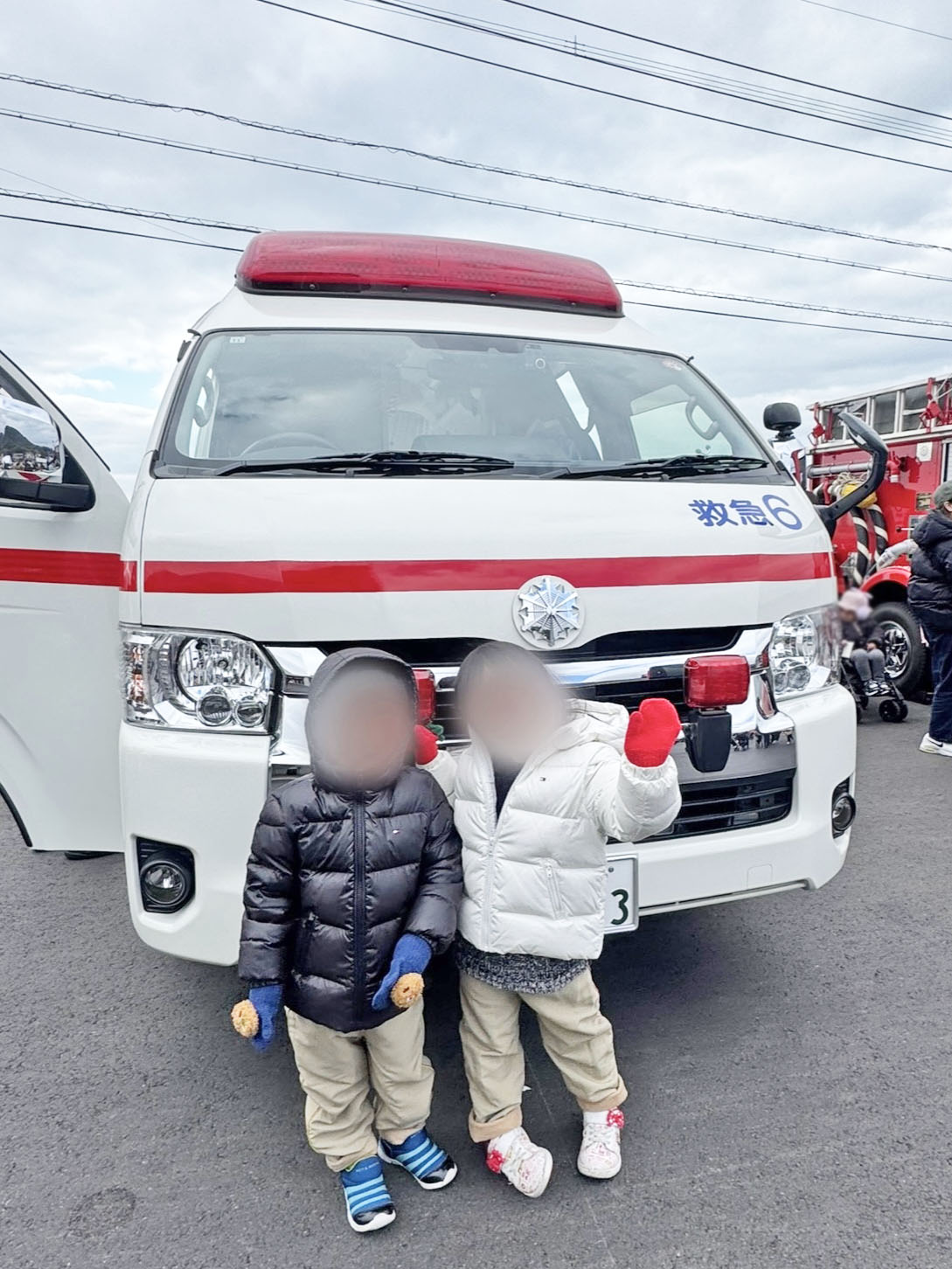 09車前で写真撮影ができました