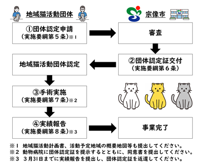 不妊去勢手術の流れ