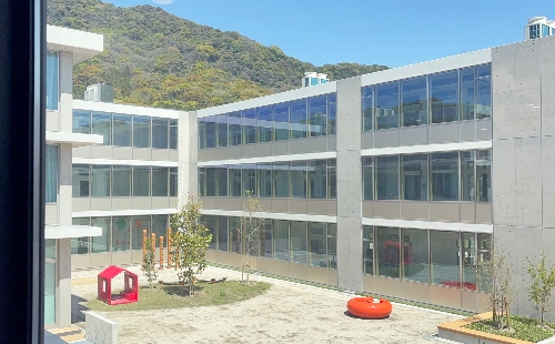 13中庭と城山