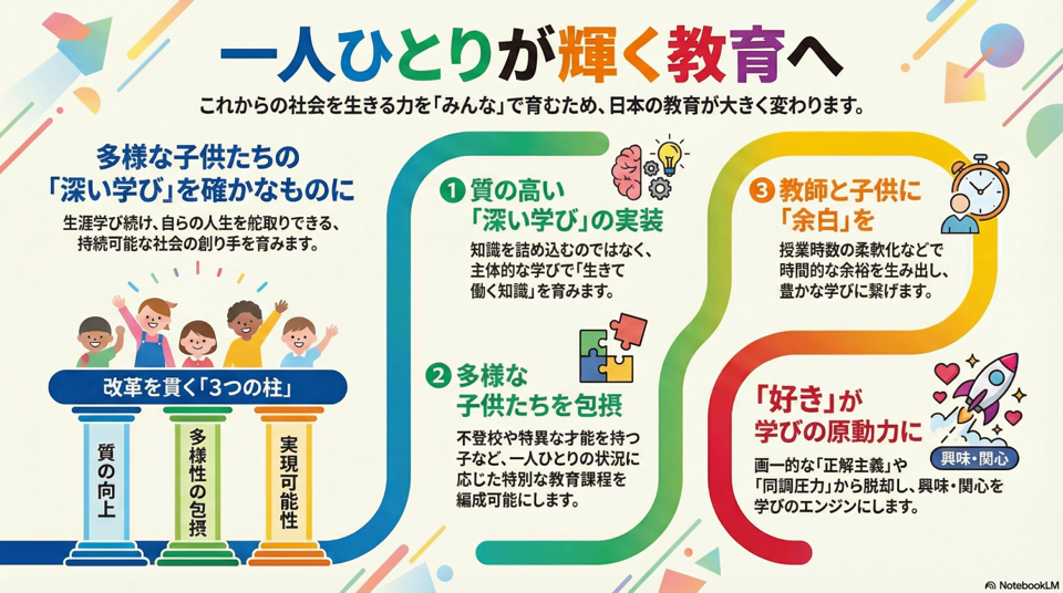 05-2030年実施　新学習指導要領論点整理よりまとめ（講師提供）