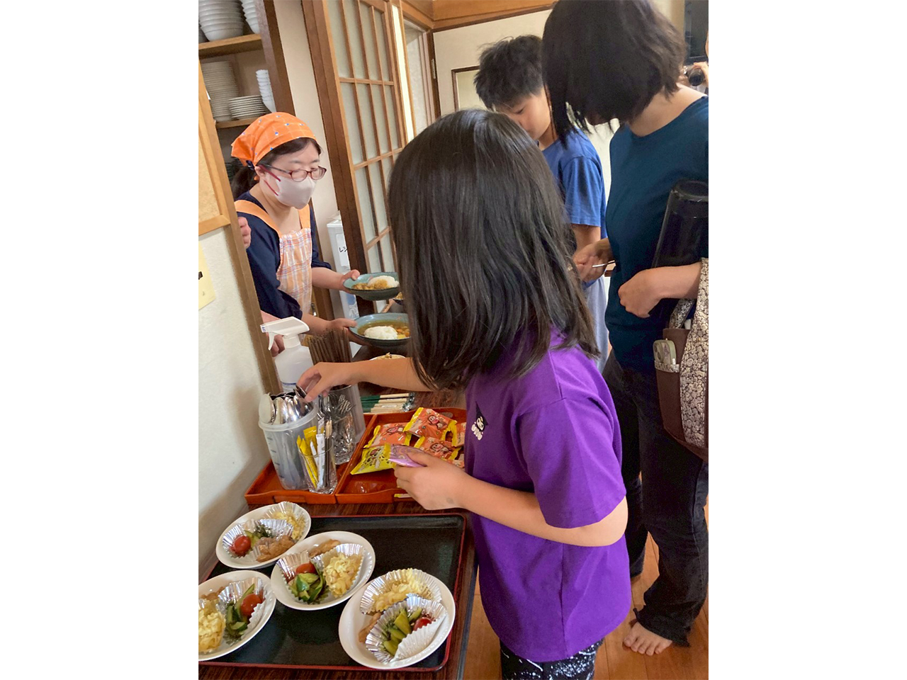 11次々と配膳されます