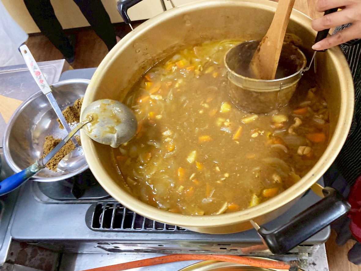 05辛くないカレー。大盛りもリクエストできました！