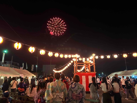 11キレイな花火も見れて、最高の1日でした！