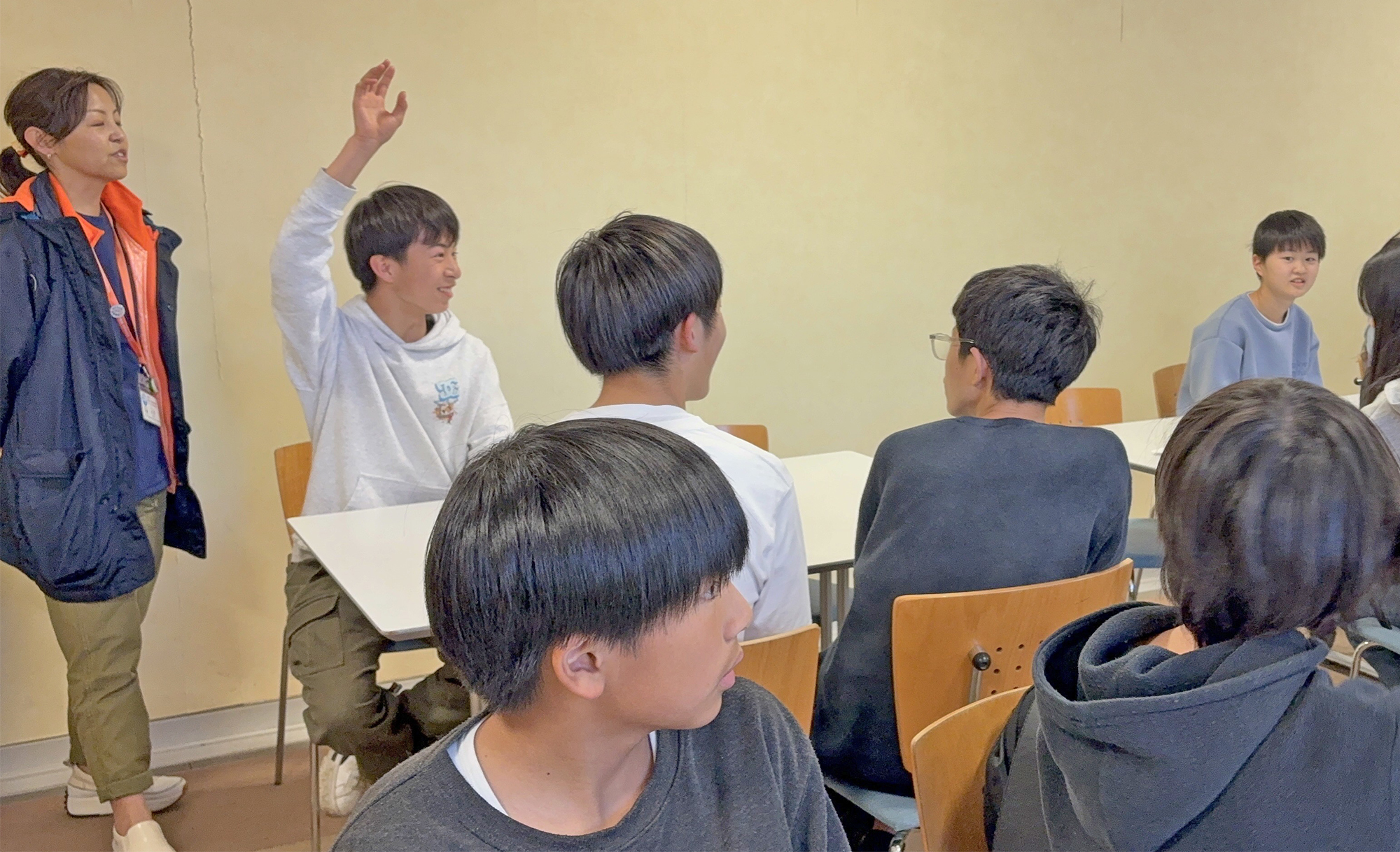 15見学後の質問タイム