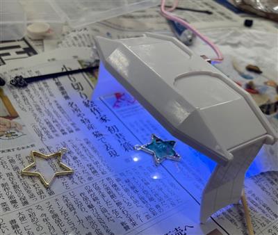 レジンキーホルダー作り