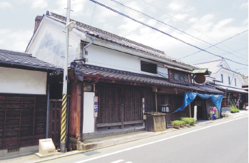 旧赤間宿の街並み