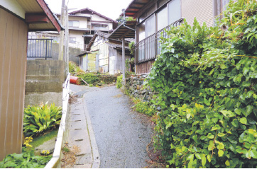 地島・白浜の路地と街並み