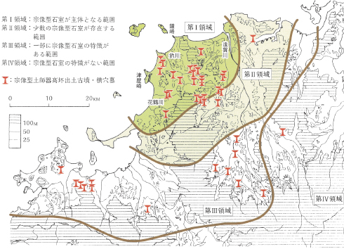 宗像型土師器高坏の分布